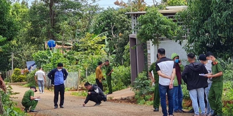Công an đã nhanh chóng có mặt để điều tra